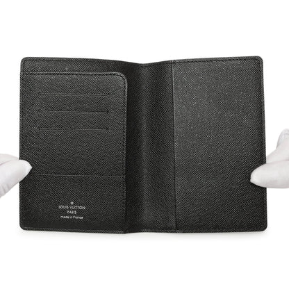 Exclusive Louis Vuitton Damier Graphite Passport Cover — Top View