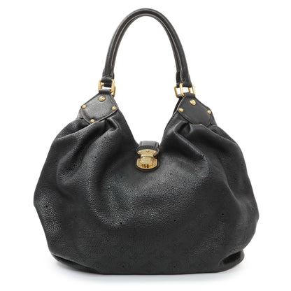 Exclusive Louis Vuitton Black Monogram Mahina L — Front View