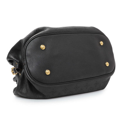 Exclusive Louis Vuitton Black Monogram Mahina L — Back View