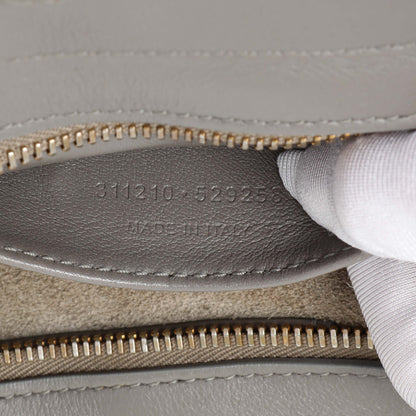 Exclusive Saint Laurent Grey Calfskin Small Classic Y Cabas — Alternate View 10
