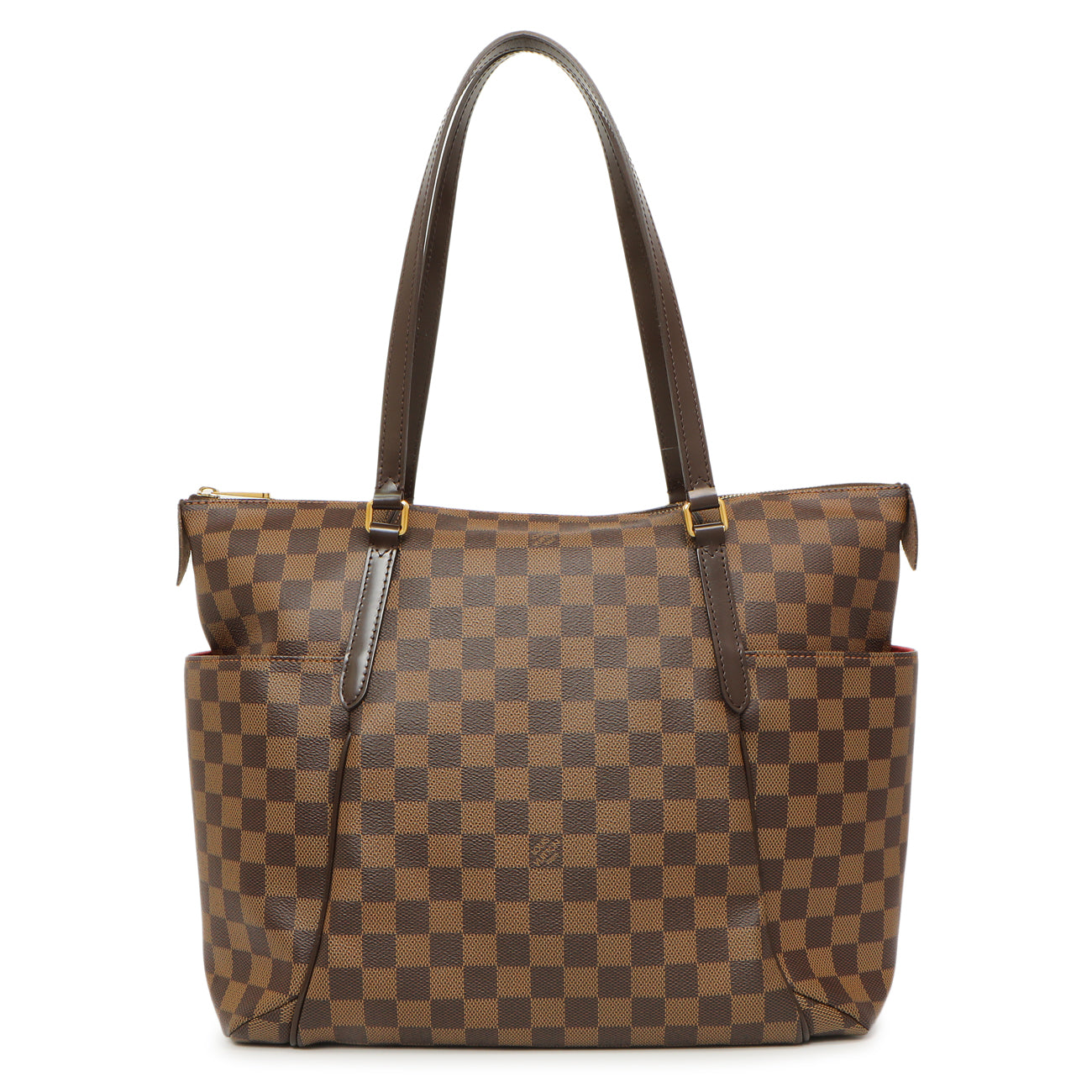Exclusive Louis Vuitton Damier Ebene Totally MM — Front View
