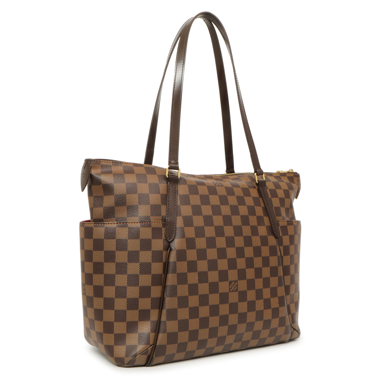 Exclusive Louis Vuitton Damier Ebene Totally MM — Side View