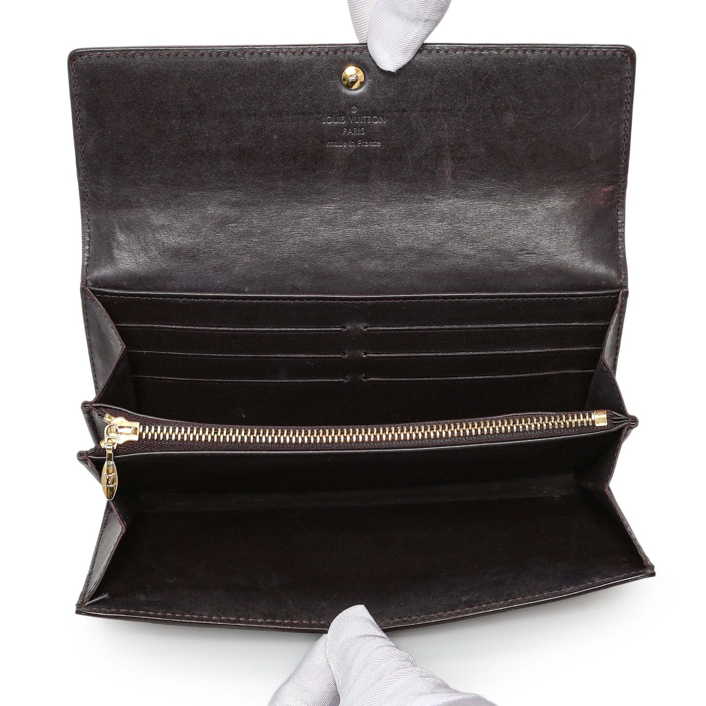 Exclusive Louis Vuitton Amarante Vernis Sarah Wallet — Alternate View 12