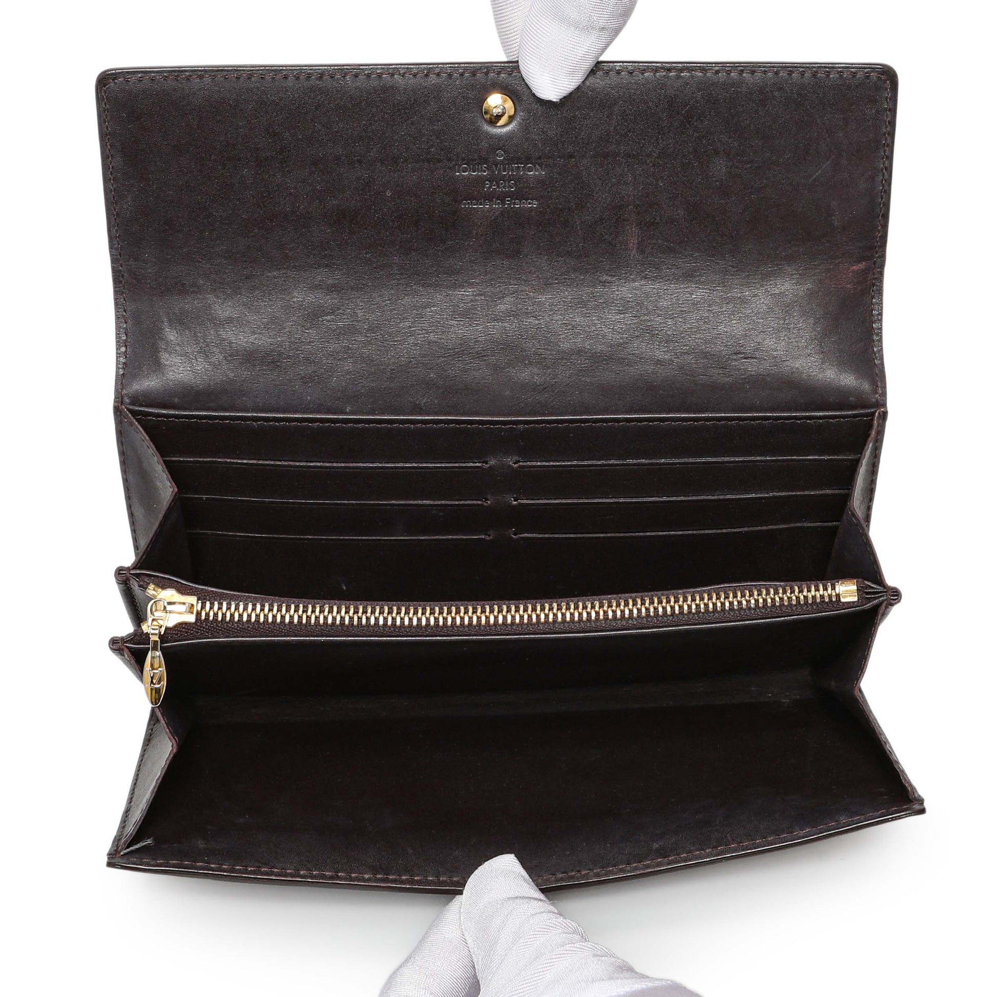 Exclusive Louis Vuitton Amarante Vernis Sarah Wallet — Alternate View 12