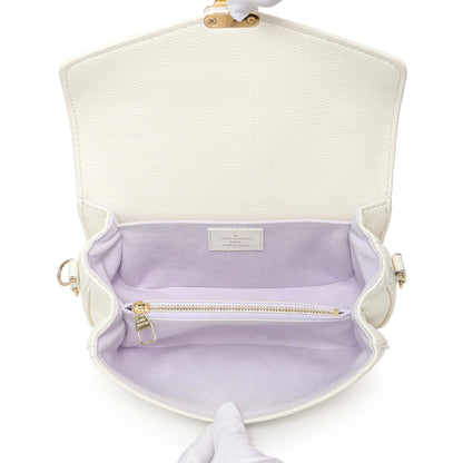 Exclusive Louis Vuitton Latte Bubble Tea Empreinte Pochette Metis East West — Alternate View 8