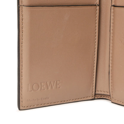 Exclusive Loewe Nude-Citronelle Soft Grained Calfskin Trifold Wallet — Detail View