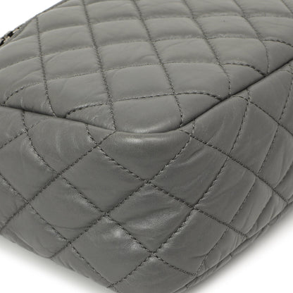 Exclusive Chanel Grey Aged Calfskin Reissue Camera Bag — Detail View