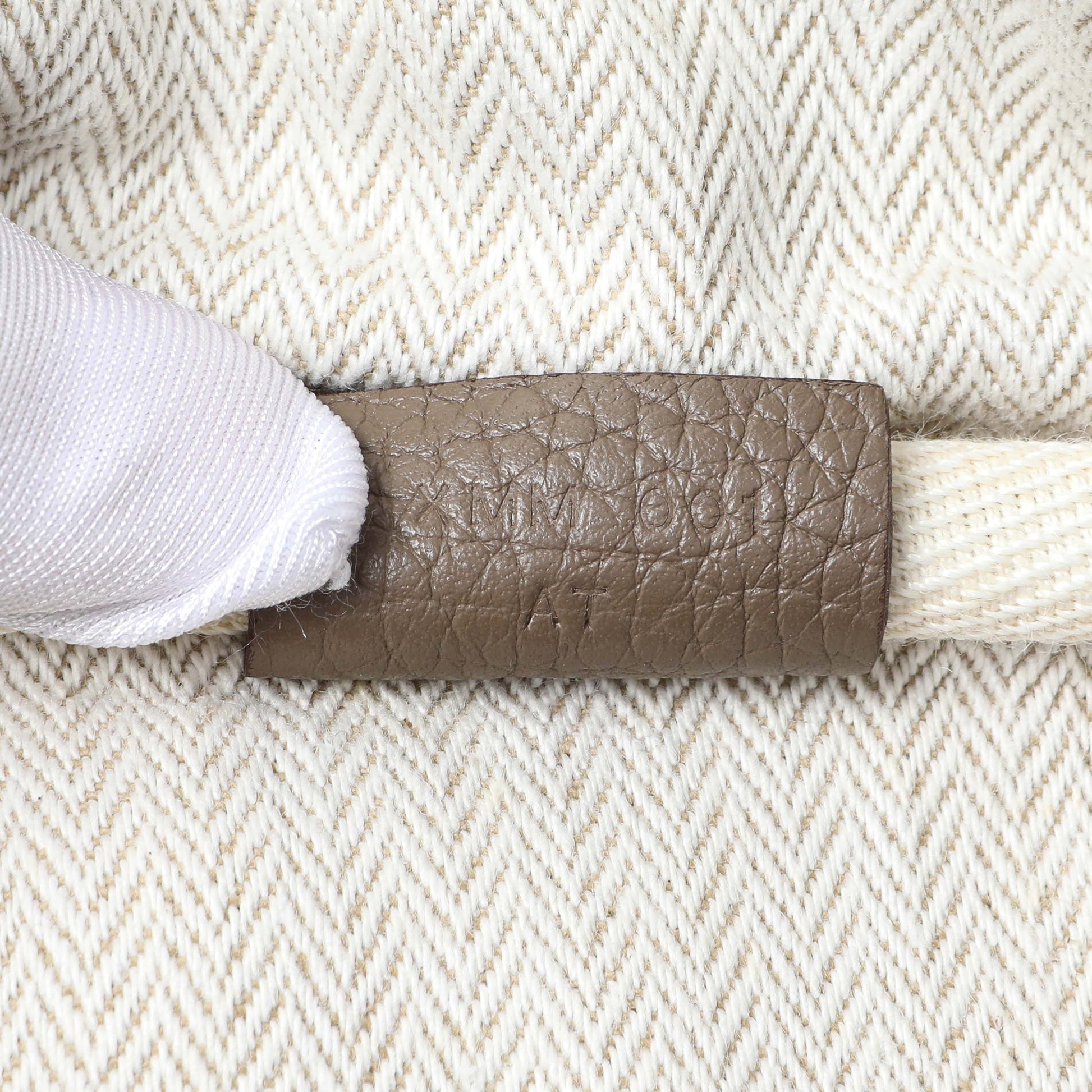 Exclusive Hermes Etoupe Taurillon Clemence Victoria II 35 — Alternate View 10