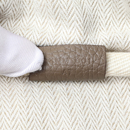 Exclusive Hermes Etoupe Taurillon Clemence Victoria II 35 — Alternate View 10