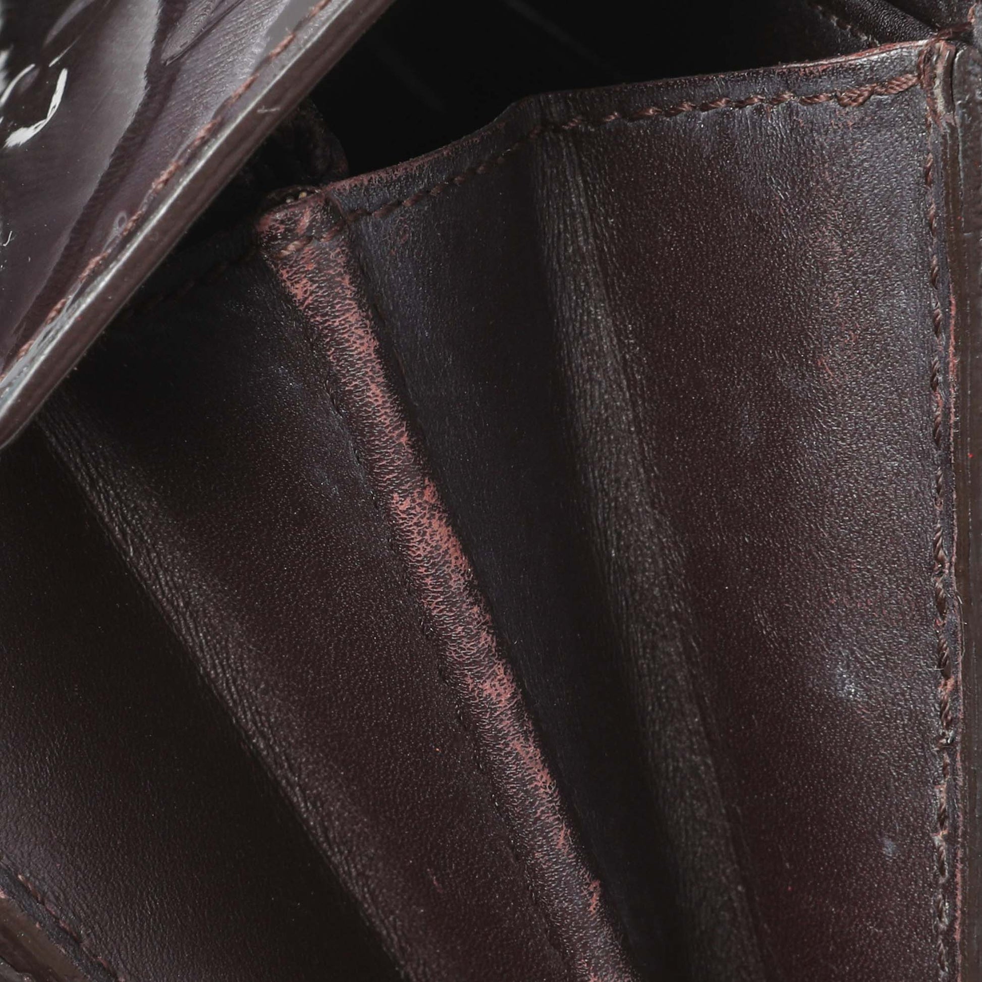 Exclusive Louis Vuitton Amarante Vernis Sarah Wallet — Alternate View 17