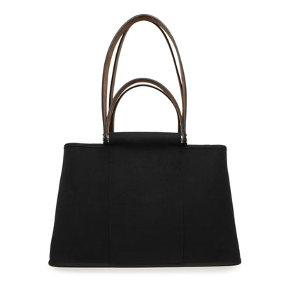 Exclusive Hermes Black Toile Cabag 39 — Front View