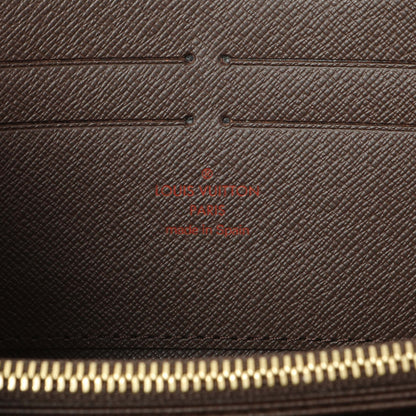 Exclusive Louis Vuitton Damier Ebene Zippy Wallet — Detail View