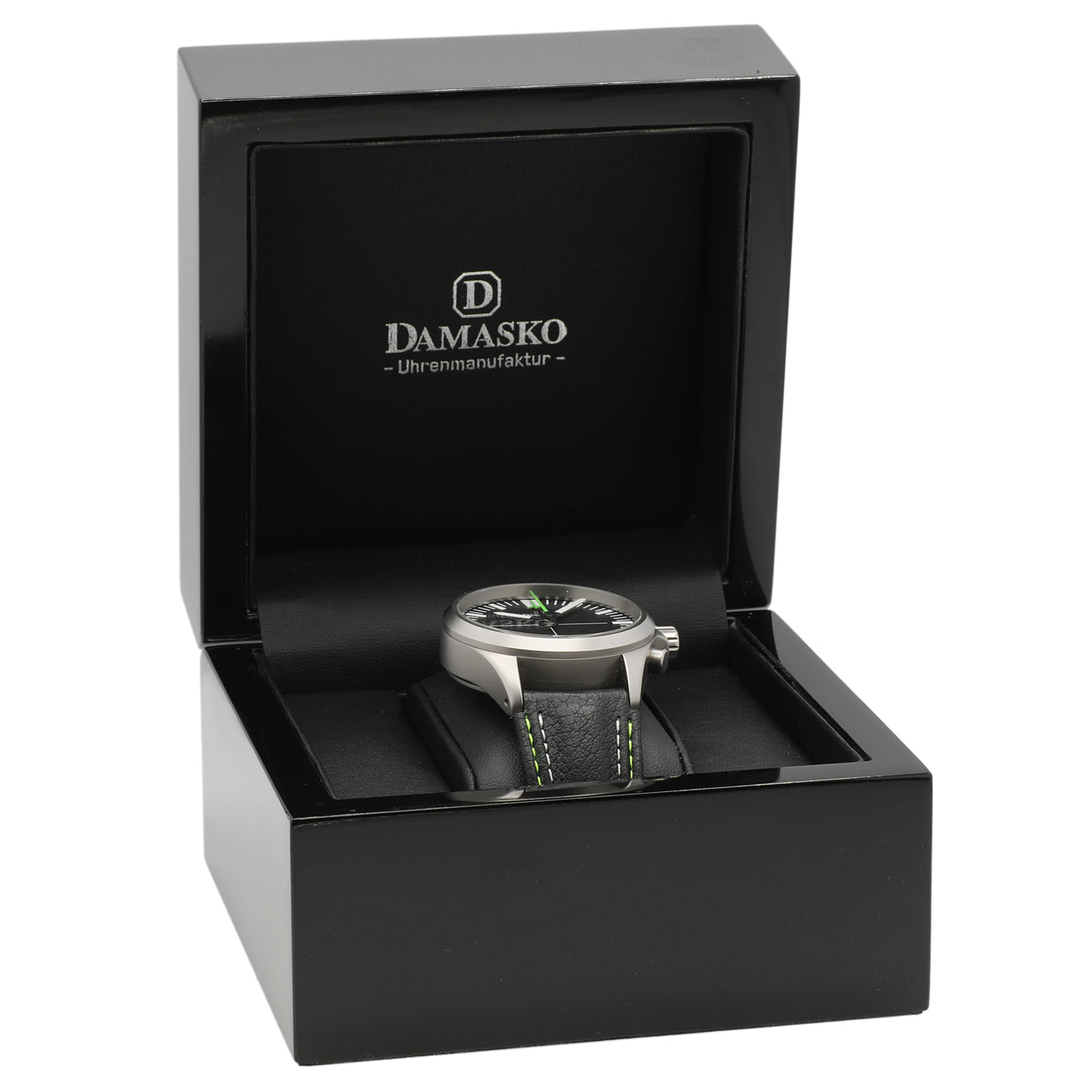 Exclusive Damasko Stainless Steel Chronograph DC72 — Detail View
