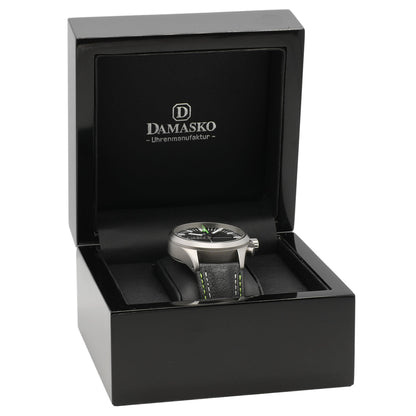 Exclusive Damasko Stainless Steel Chronograph DC72 — Detail View