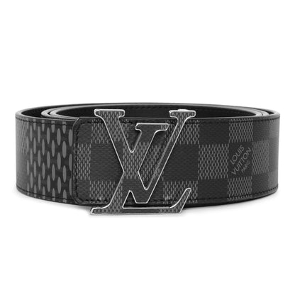 Exclusive Louis Vuitton LV Initiales 40mm Reversible Belt — Top View