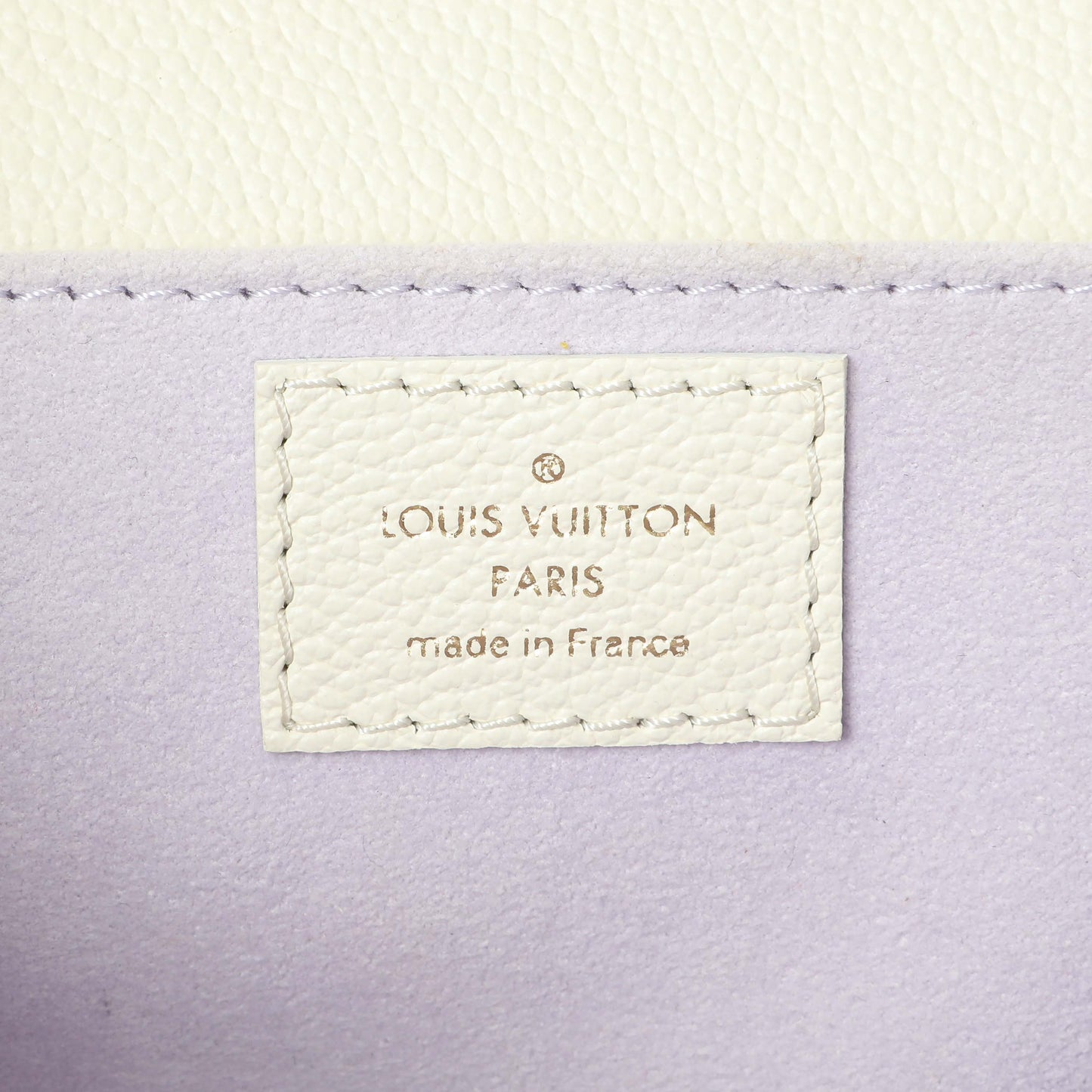 Exclusive Louis Vuitton Latte Bubble Tea Empreinte Pochette Metis East West — Alternate View 9