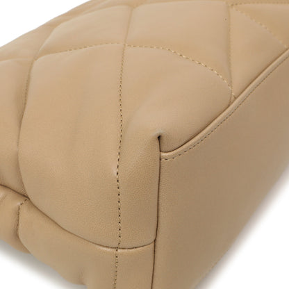 Exclusive Saint Laurent Dark Beige Lambskin Small Loulou Puffer — Alternate View 7