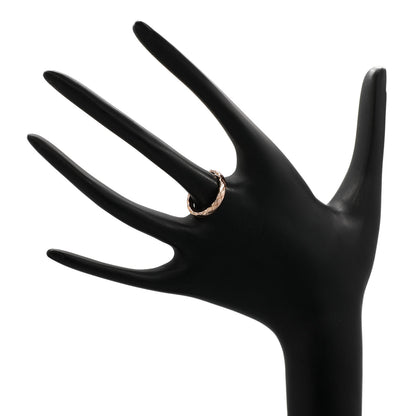Exclusive Chanel 18K Beige Gold Mini Coco Crush Ring — Back View