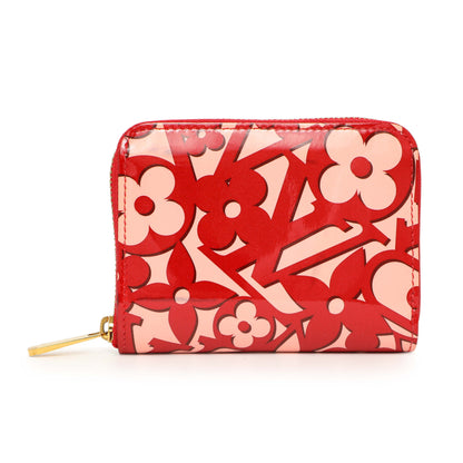 Exclusive Louis Vuitton Pomme D'Amour Patent Sweet Monogram Zippy Coin Purse — Front View