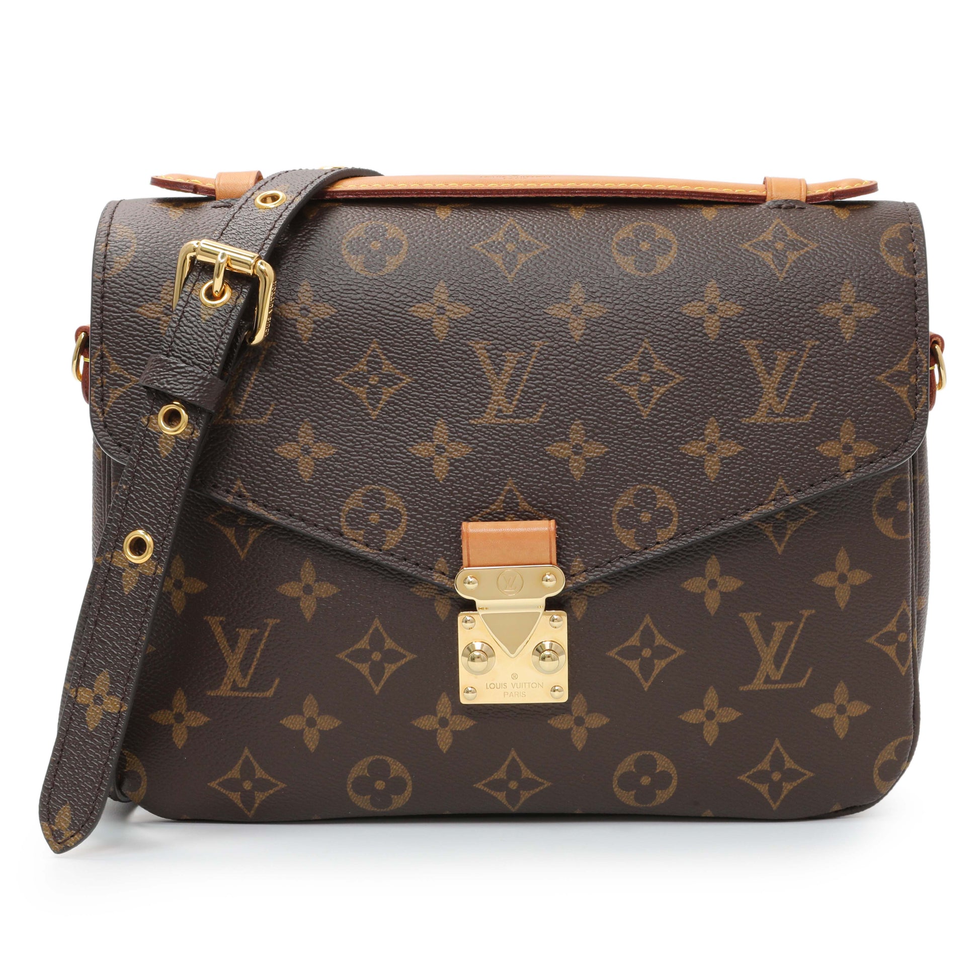 Exclusive Louis Vuitton Monogram Pochette Metis — Front View