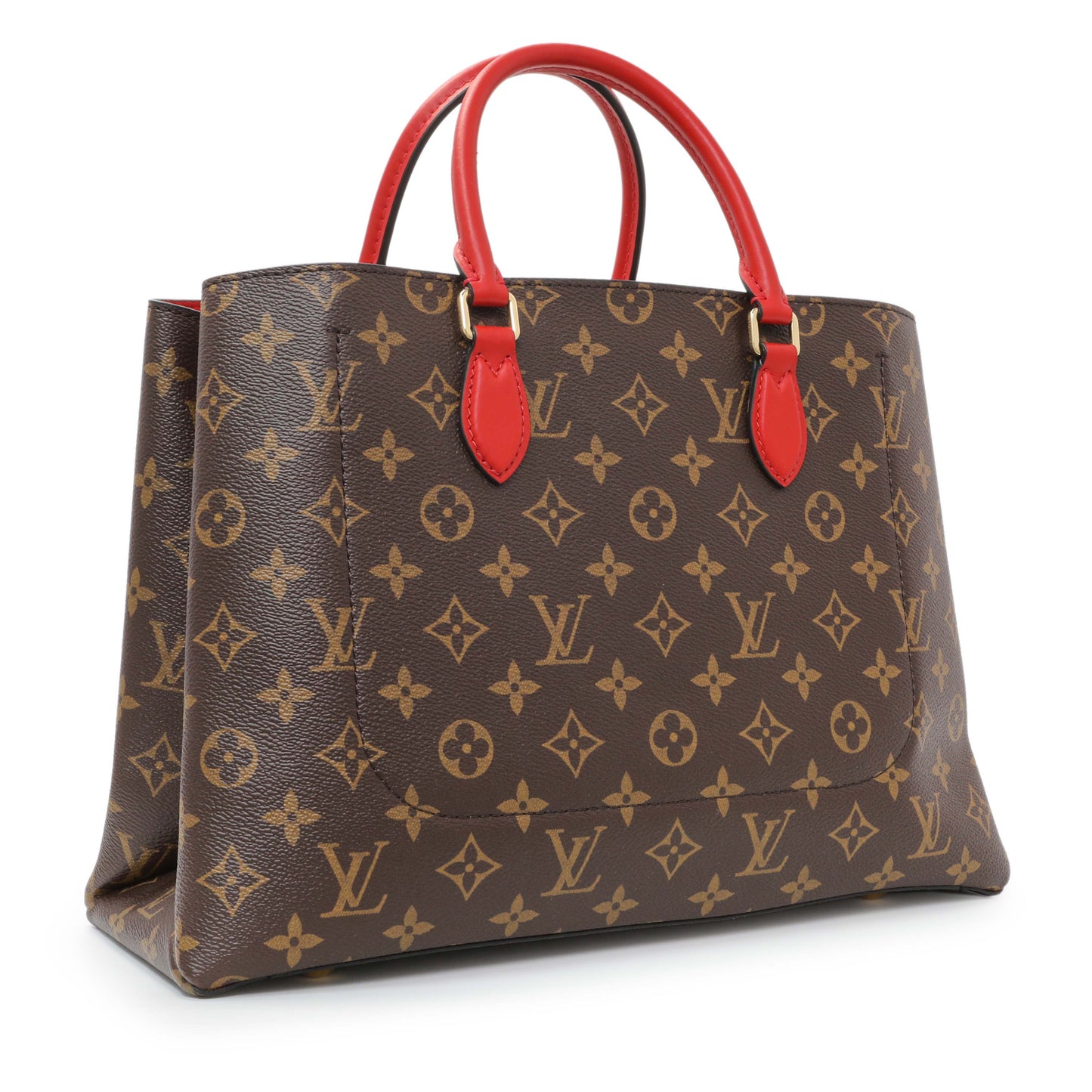Exclusive Louis Vuitton Monogram Flower Tote — Side View