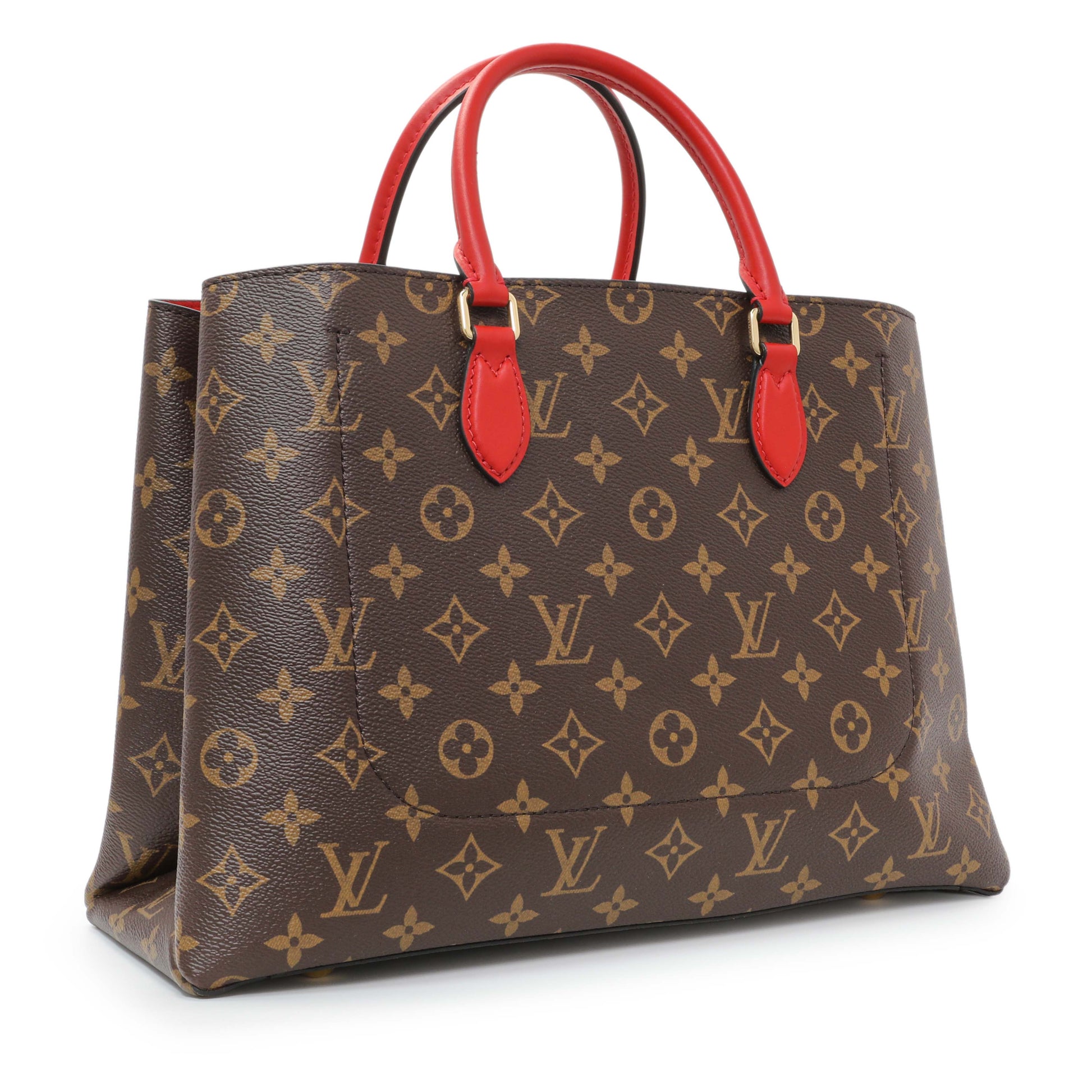 Exclusive Louis Vuitton Monogram Flower Tote — Side View