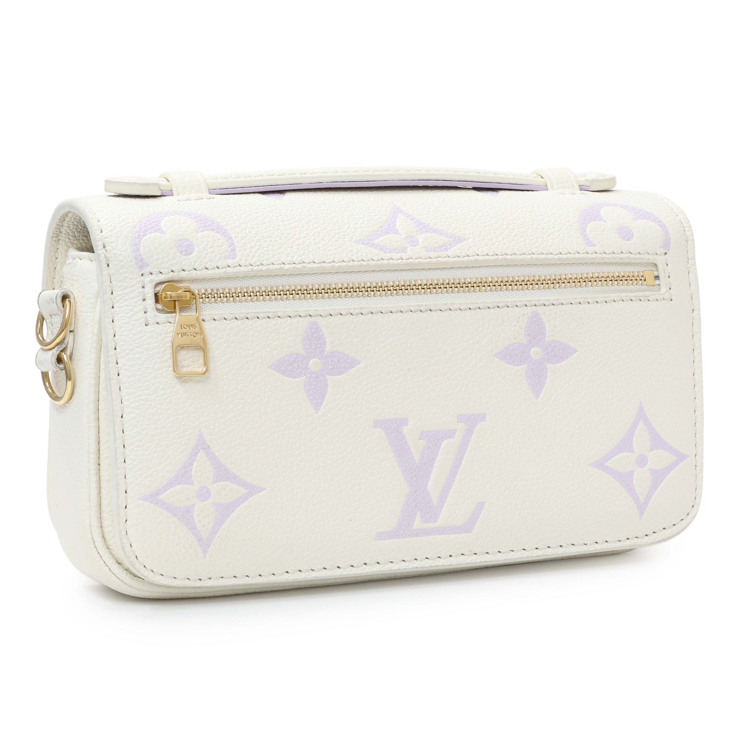 Exclusive Louis Vuitton Latte Bubble Tea Empreinte Pochette Metis East West — Side View