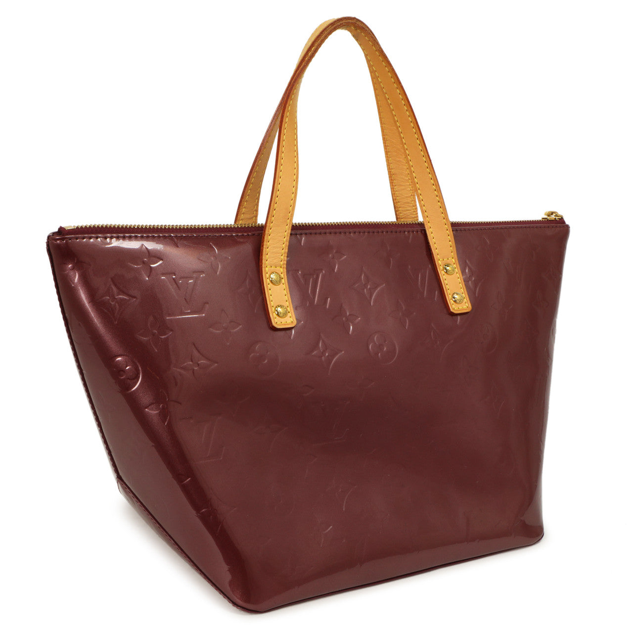 Exclusive Louis Vuitton Violet Vernis Bellevue PM — Side View