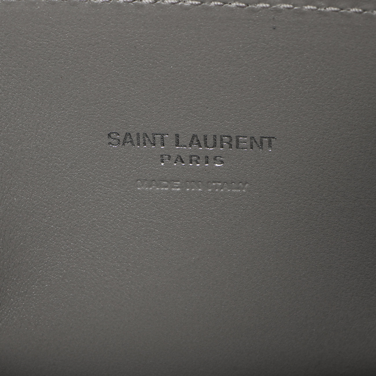 Exclusive Saint Laurent Fog Grained Calfskin Nano Sac De Jour — Detail View