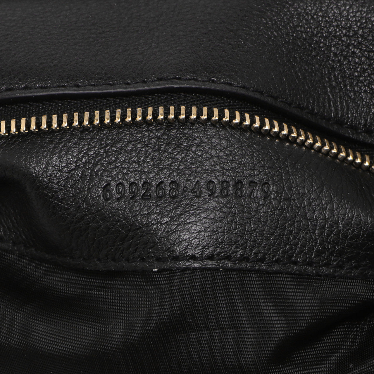 Exclusive Gucci Black Roxy Calfskin Blondie Chain Shoulder Bag — Lifestyle View