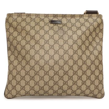 Exclusive Gucci GG Plus Flat Messenger Bag — Side View