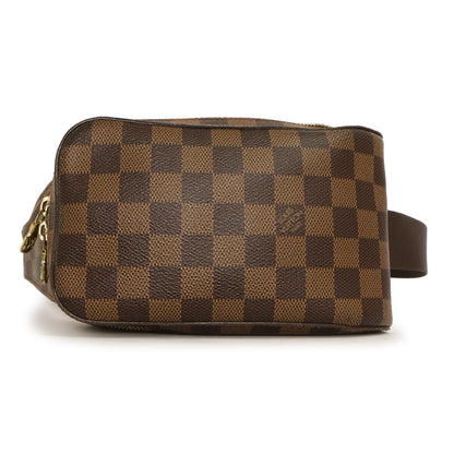 Exclusive Louis Vuitton Damier Ebene Geronimos — Front View