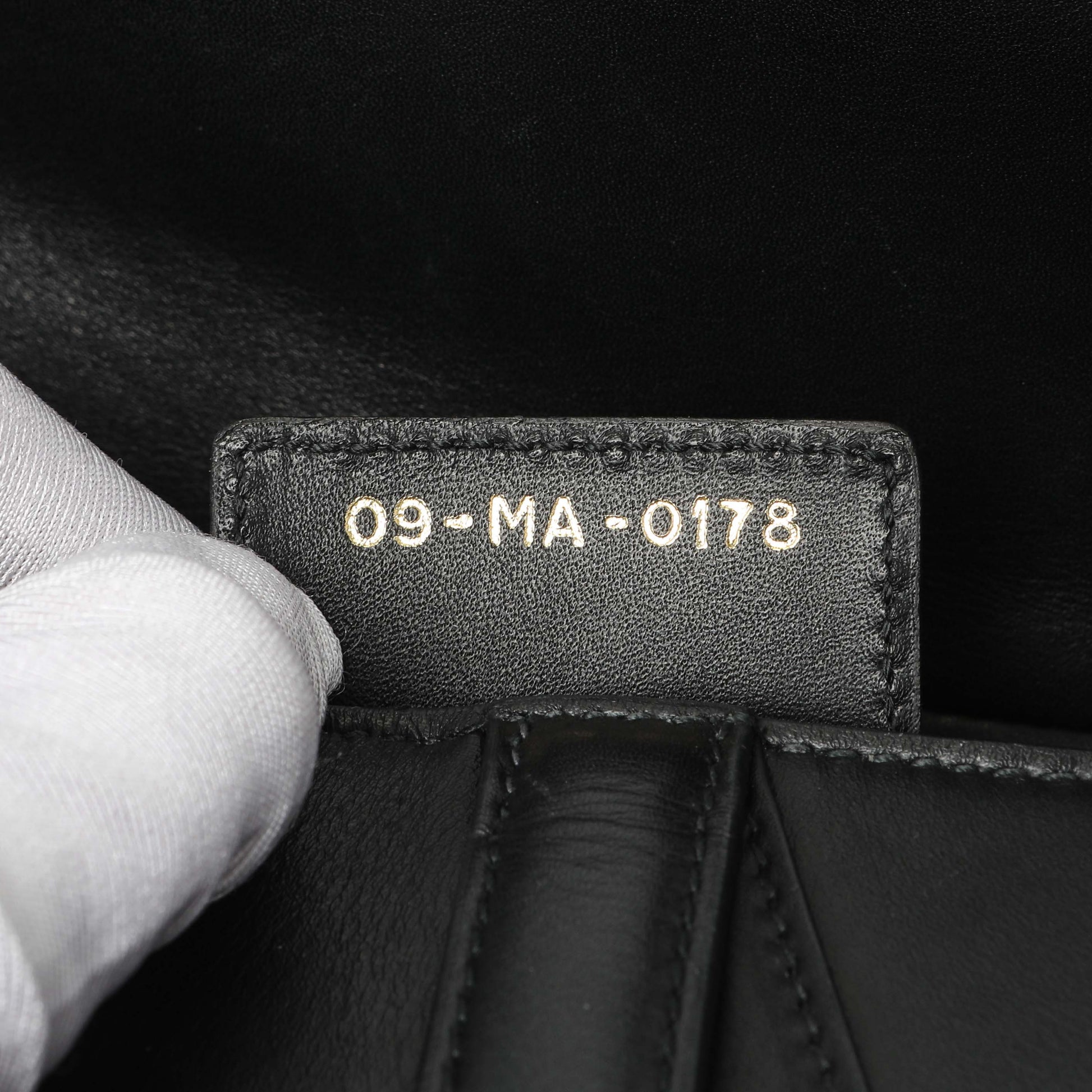 Exclusive Christian Dior Black Smooth Calfskin Saddle Bag — Lifestyle View