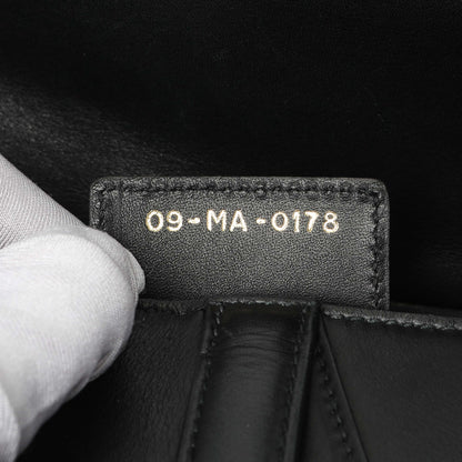 Exclusive Christian Dior Black Smooth Calfskin Saddle Bag — Lifestyle View