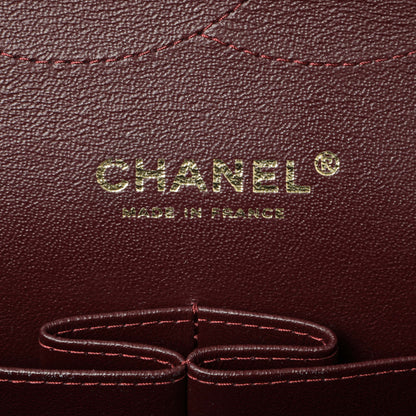 Exclusive Chanel Black Quilted Caviar Jumbo Double Flap — Detail View
