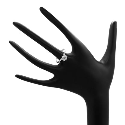 Exclusive Tiffany & Co. Platinum 1.73 Carat Diamond Solitaire Engagement Ring — Top View