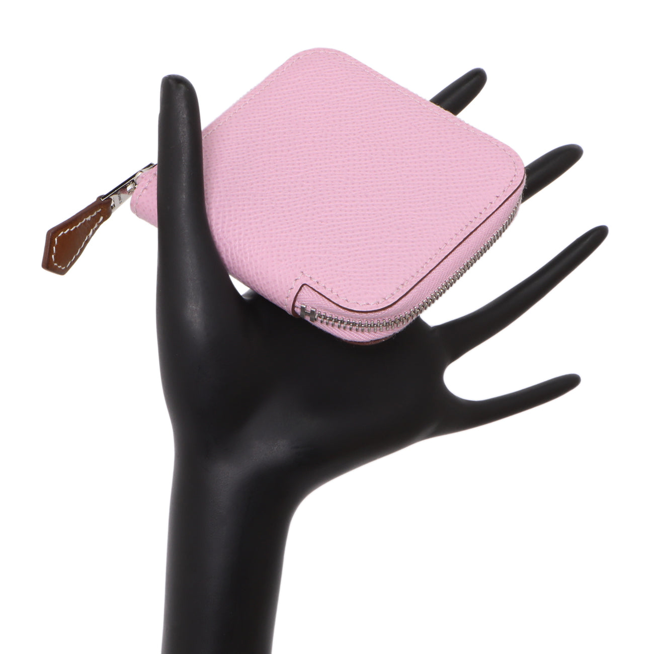 Exclusive Hermes Mauve Sylvestre Epsom Silk'in Change Purse — Alternate View 7