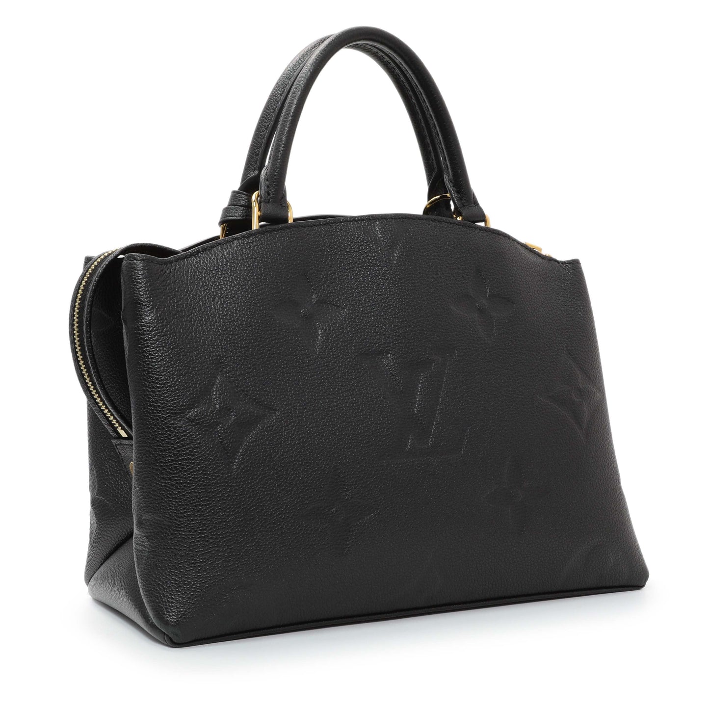 Exclusive Louis Vuitton Black Empreinte Monogram Giant Petit Palais — Side View