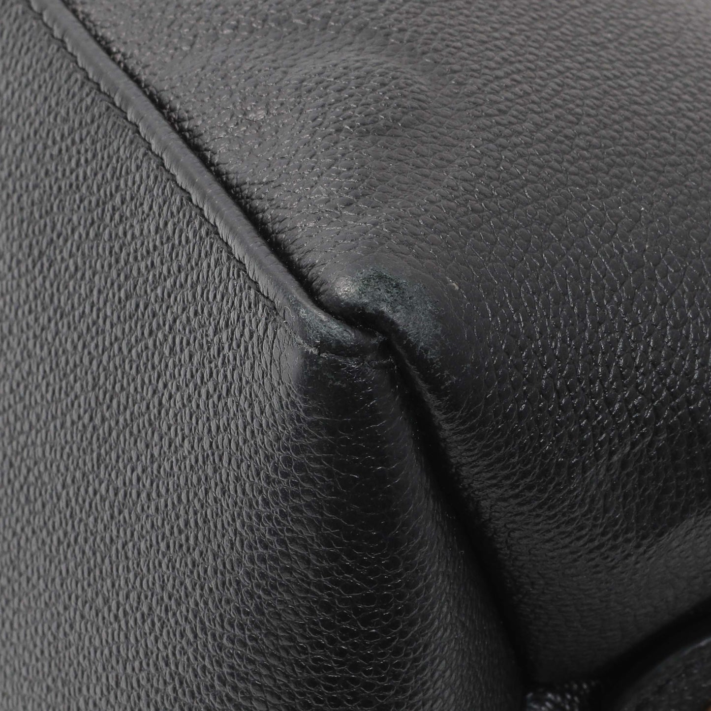 Exclusive Louis Vuitton Black Empreinte Monogram Giant Petit Palais — Detail View