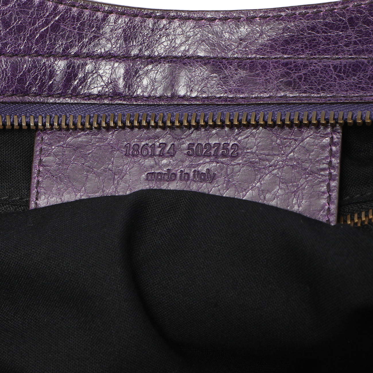 Exclusive Balenciaga Violet Chevre Step — Lifestyle View