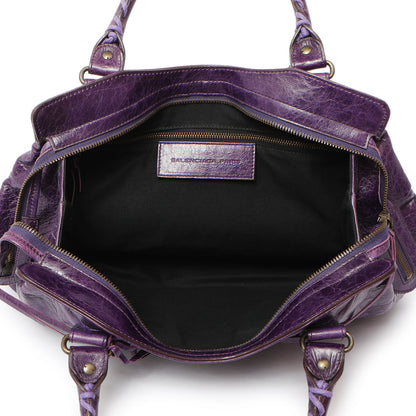 Exclusive Balenciaga Violet Chevre Step — Top View