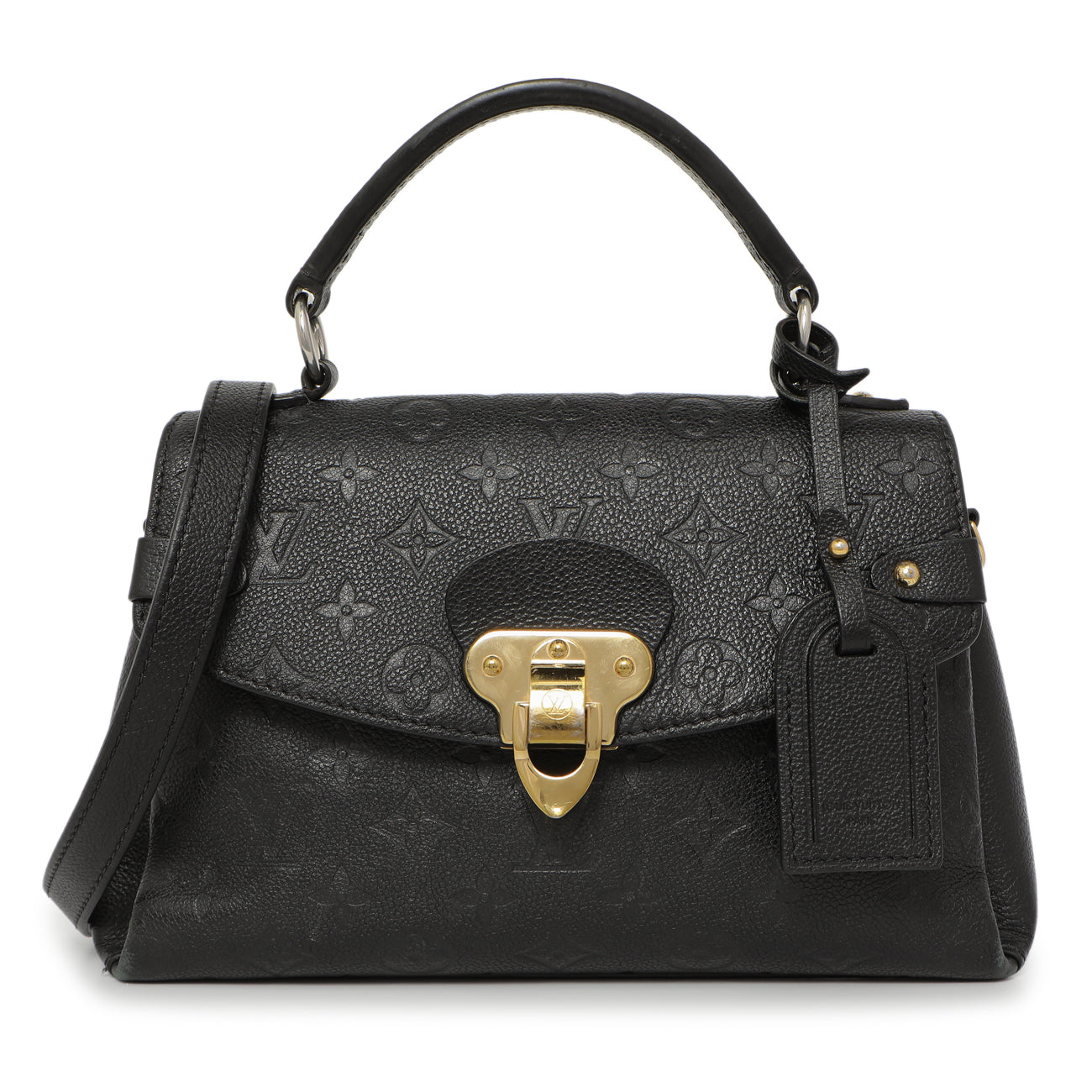 Exclusive Louis Vuitton Black Empreinte Georges BB — Front View