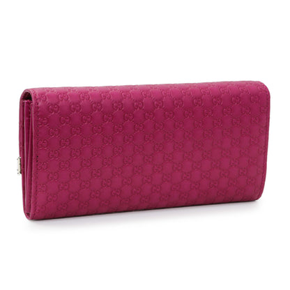Exclusive Gucci Bouganville Microguccissima Chain Wallet — Side View