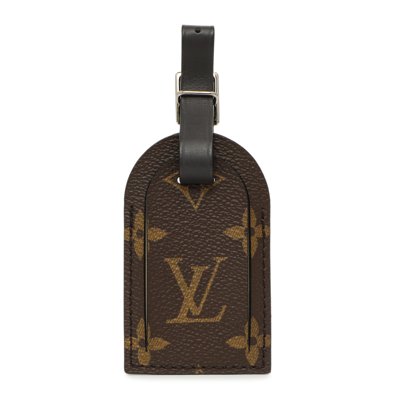 Exclusive Louis Vuitton Monogram Luggage Tag — Front View