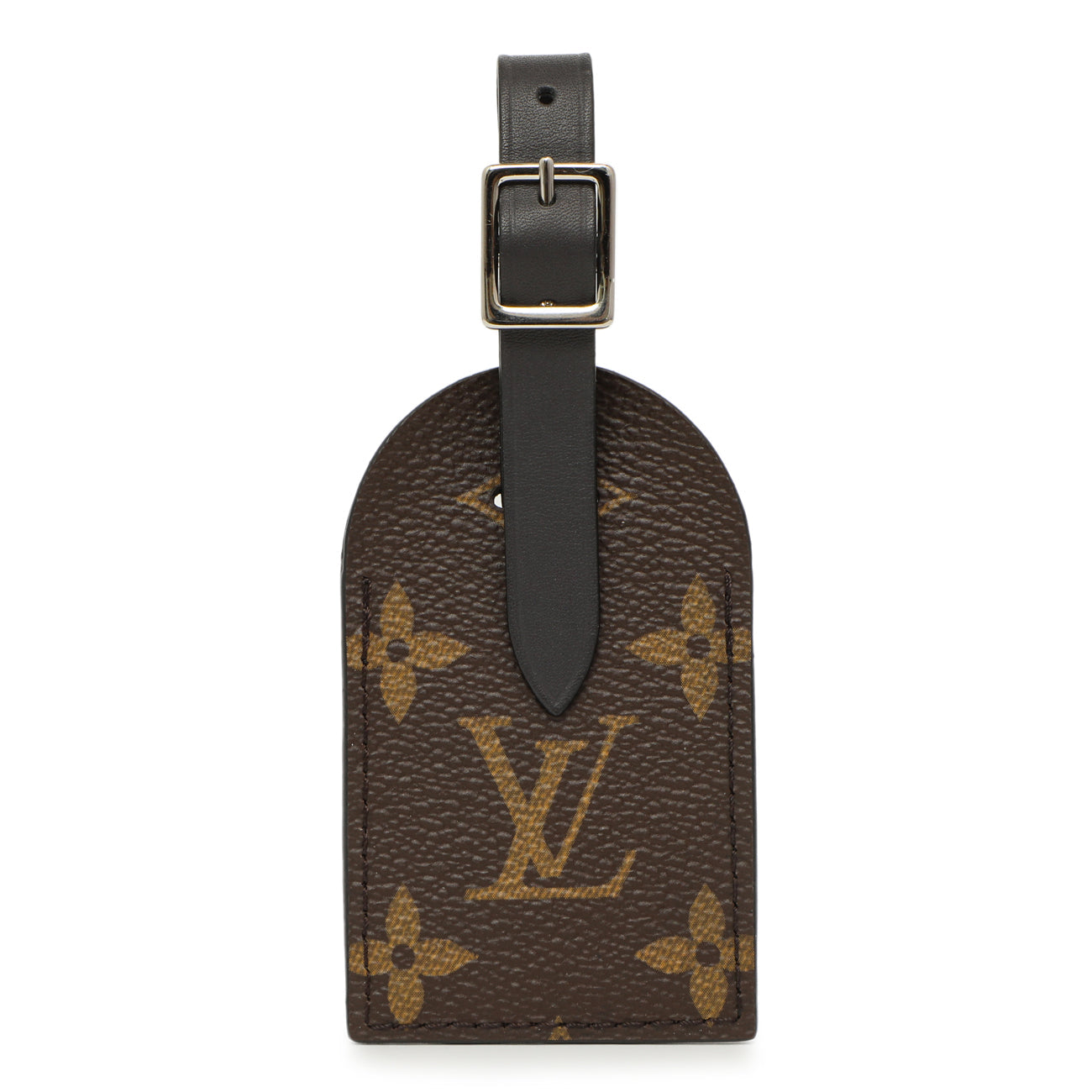 Exclusive Louis Vuitton Monogram Luggage Tag — Side View