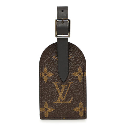 Exclusive Louis Vuitton Monogram Luggage Tag — Side View