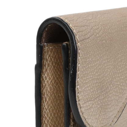 Exclusive Christian Dior Gold Metallic Grained Calfskin Saddle Card Holder — Alternate View 7