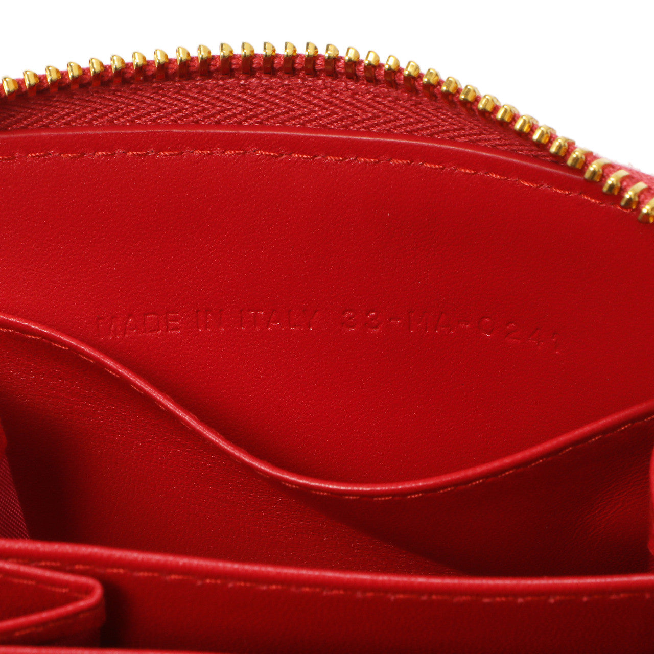 Exclusive Christian Dior Raspberry Lambskin Cannage Mini Caro Zipped Pouch With Chain — Lifestyle View