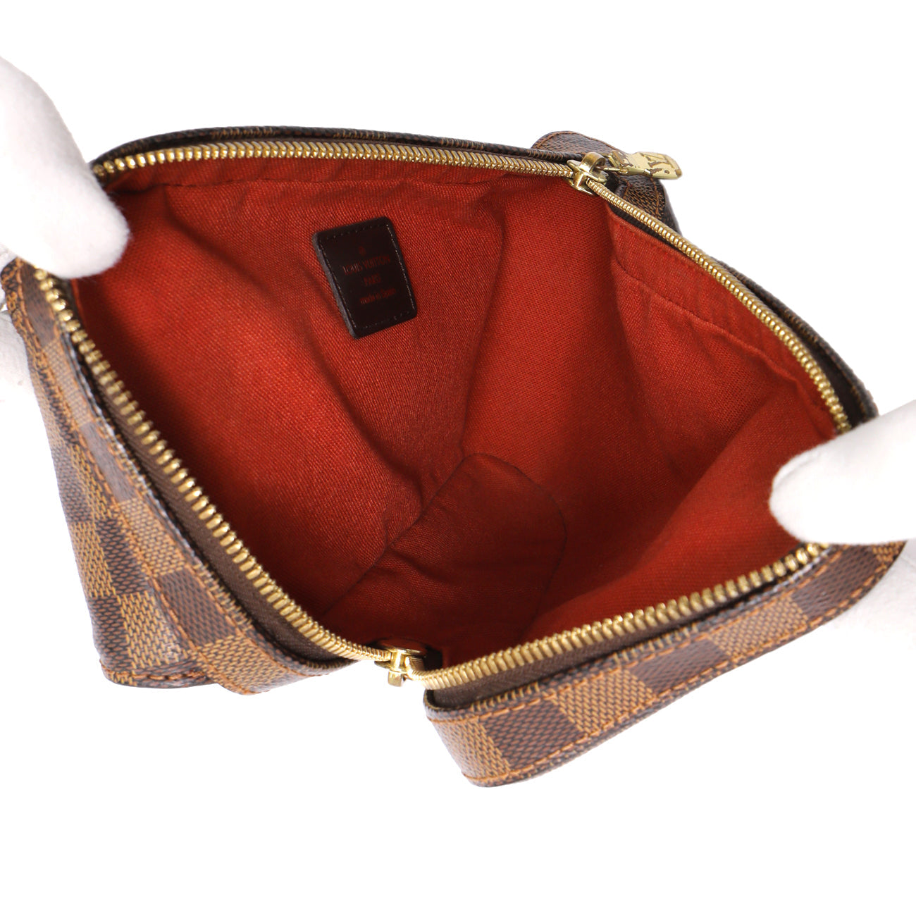 Exclusive Louis Vuitton Damier Ebene Geronimos — Top View