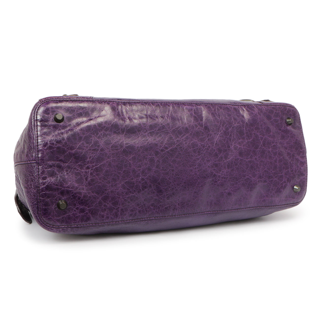 Exclusive Balenciaga Violet Chevre Step — Back View